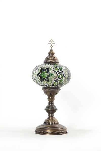 No4 Size Antique Mosaic Table Lamp